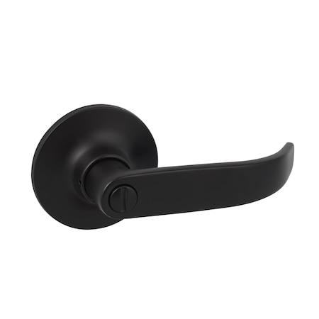 Sure-Loc Hardware Alder Privacy Lever, Flat Black